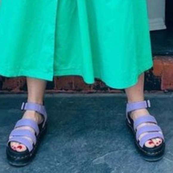 Dr Martens Blaire Sandals in Lilac Size 8 NEW - Picture 2 of 16